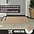 HIYARD Sturdy Front Door Mat, Absorbent Muddy Dirt Resist Welcome Door Mats Outdoor Indoor, Stain and Fade Resistant, Non-Slip Backing Entry Mat Low Profile Doormat for Entryway, 29×17, Beige