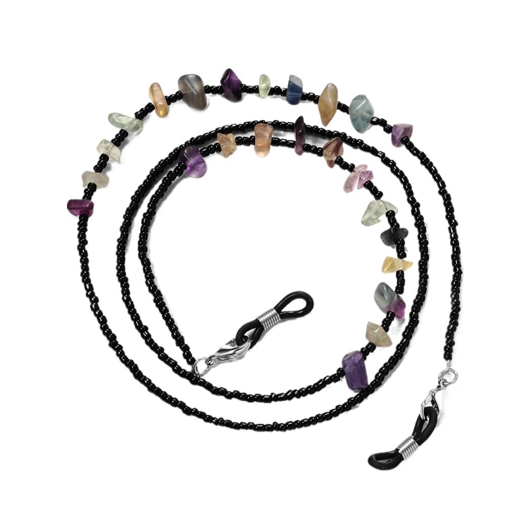 Cadena de Gafas Cordón Gafas de Lectura Gafas de Sol con Cadena Pulsera de Gafas con Cuentas(1-Pack)