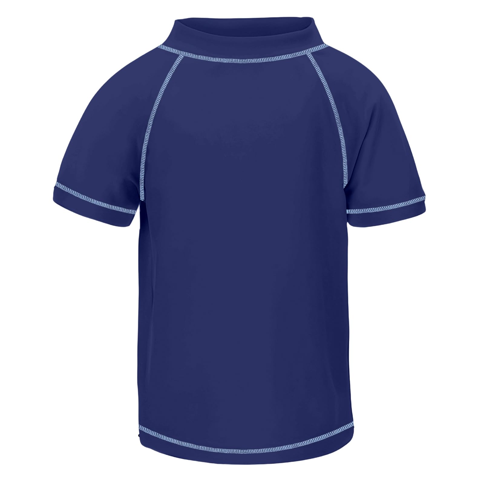 T-Shirt de Bain Anti-UV pour Enfants Maillot de Bain à Manches Courtes garçon Rashguard séchage Rapide