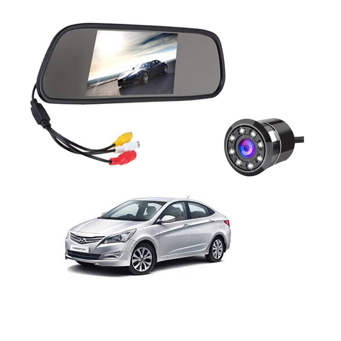 Car Rear View Camera with Screen of Fluidic Verna-image-30