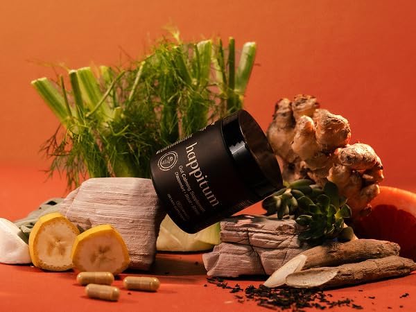 Miniatura 4 de Happitum Suplemento calmante intestinal formulado y recomendado por GI para apoyo a la hinchazón y la digestión, ingredientes naturales