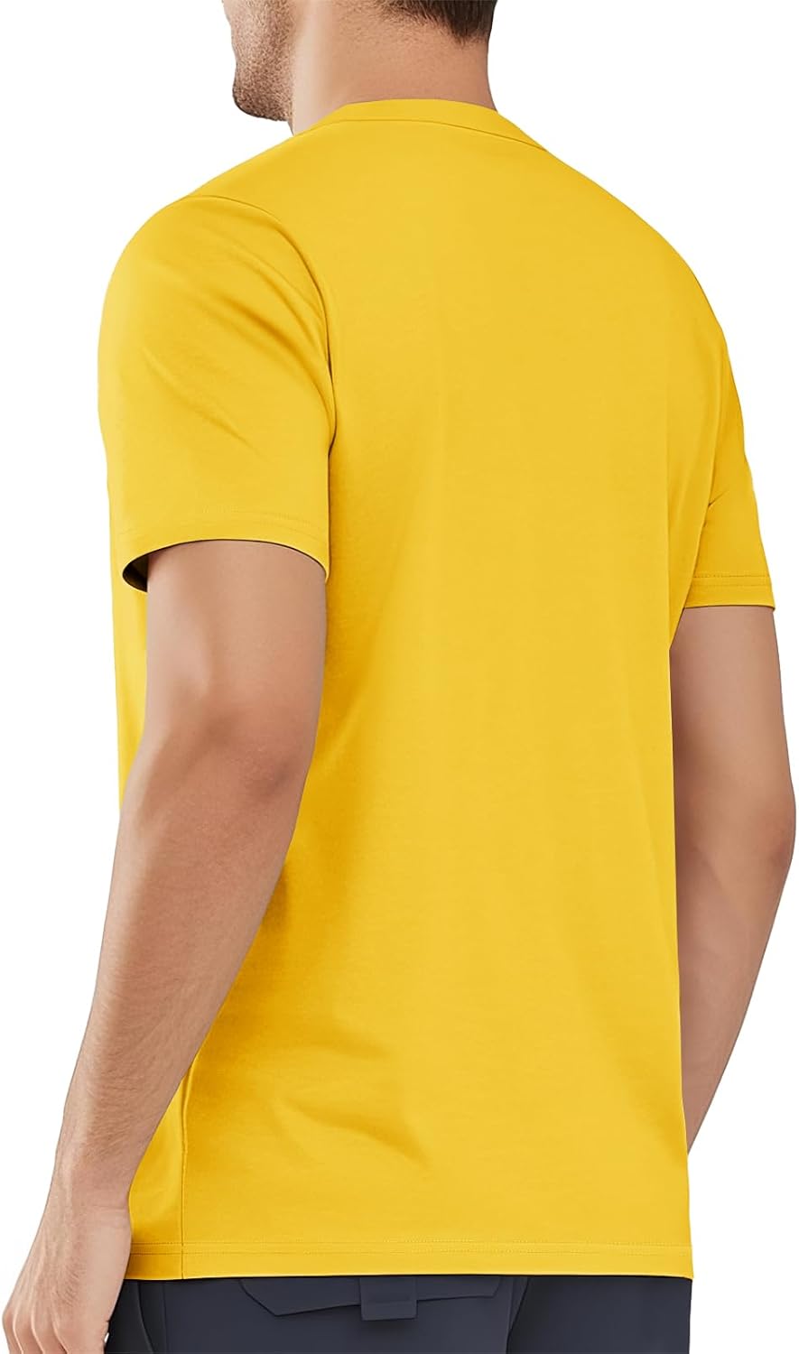 MAGNIVIT Men's Shirts Short Sleeve Cotton T-Shirt Crew Neck Light Tees Classic Basic Casual Tops Plain Soft Shirt - Image 4