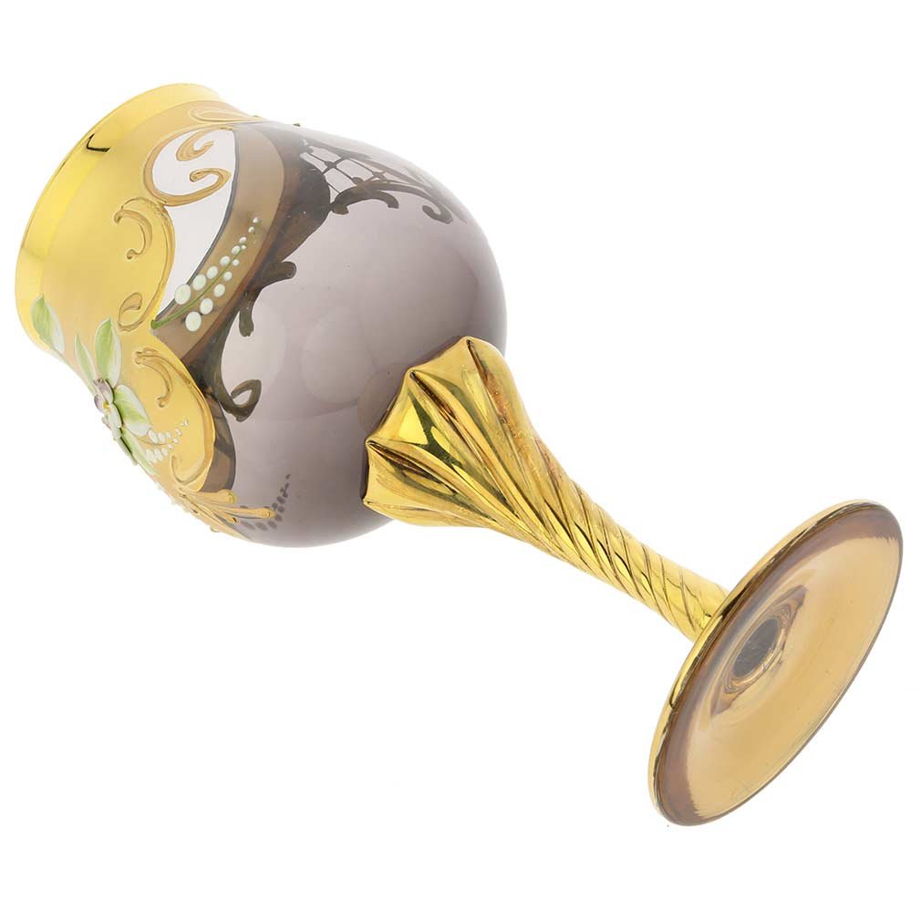 MURANO GOLD 24K HAND DECORATED ムラノ 灰皿 MURANO GOLD 24K HAND DECORATED ムラノ 灰皿 MURANO GOLD 24K
