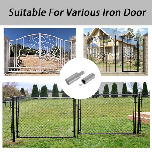 2 PCS Weldable Barrel Hinges 4⅛ x 1" Heavy Duty Steel Weld On Bullet Door Hinges Ball Bearing Detachable Hinge for Swing Door Trailer Ramp Gate Metal Gates (4⅛ x 1"- 2 pcs) by YSKmanhuo - Image 5