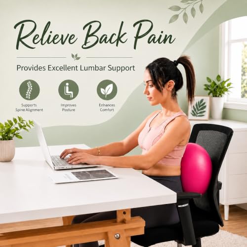 Image of KAIDAA Anti Slip Anti Burst Yoga Ball, (25cm) 9.8 Inch Exercise Mini Soft Workout for Home Gym Yoga, Pilates, Core Training, Pregnancy Workout, Balance, Stability for Men & Woman (Set of 2)