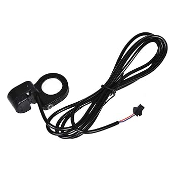 Durable Electric Scooter Horn Button? Plastic Electric Bike Horn Switch? Black Rainproof for Electric Bike Scooter'$