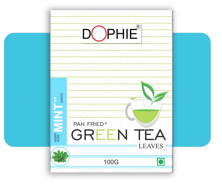 Dophie Green tea loose leaf with Peppermint leaves 100 grams (Pack-1) Herbal Tea, Antioxidant, Weight Loss, Immunity, Green Tea long leaf, mint Green tea, good refreshment. (B0B75DN65T) Amazon Price History, Amazon Price Tracker