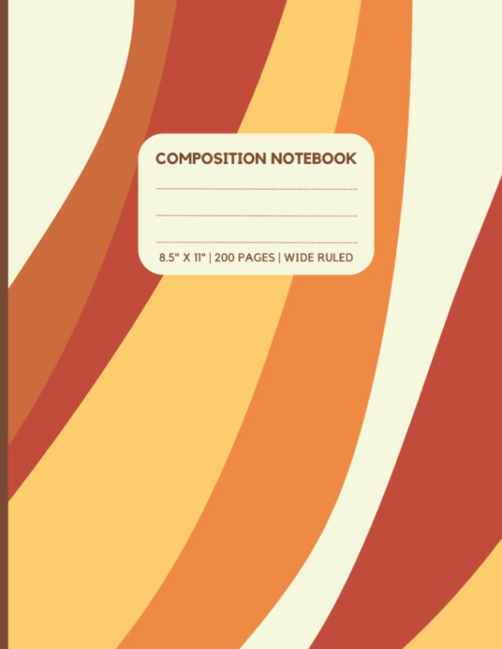 SimPo Composition Notebook: 8.5" x 11" | 200 Pages | Wide Ruled Notebook | With Activity Schedules