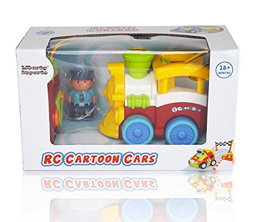 Liberty Imports My First Rc Cartoon Train Vehicle 2-Channel Remote Control Toy - Music, Lights And Sound For Baby, Toddlers, Kids #TOP6
