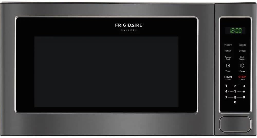 Frigidaire FGMO206NTD 24 Countertop Microwave with 2 cu. ft. Capacity Sensor Cooking Effortless Reheat One-Touch Options in Black Stainless Steel
