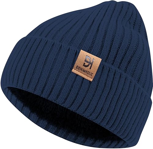 Image of DENIMHOLIC Winter Cap for Men & Women, Beanie Cap for Men Woolen Cap for Men & Women, Beanie Cap for Women