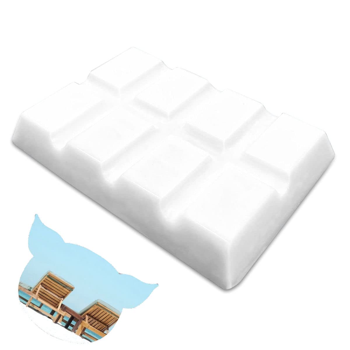 Stinky Pig Cream Small Wax Melt Bar - Snap Tart Handcrafted Soy Wax Vegan Long Lasting Highly Scented Handmade Wax Melts (Sun )