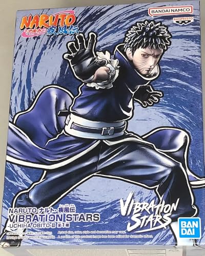 Banpresto Figura de Accion Obito Uchiha II Naruto Shippuden - Vibration Stars, 14 cm, Multicolor, BP88948P