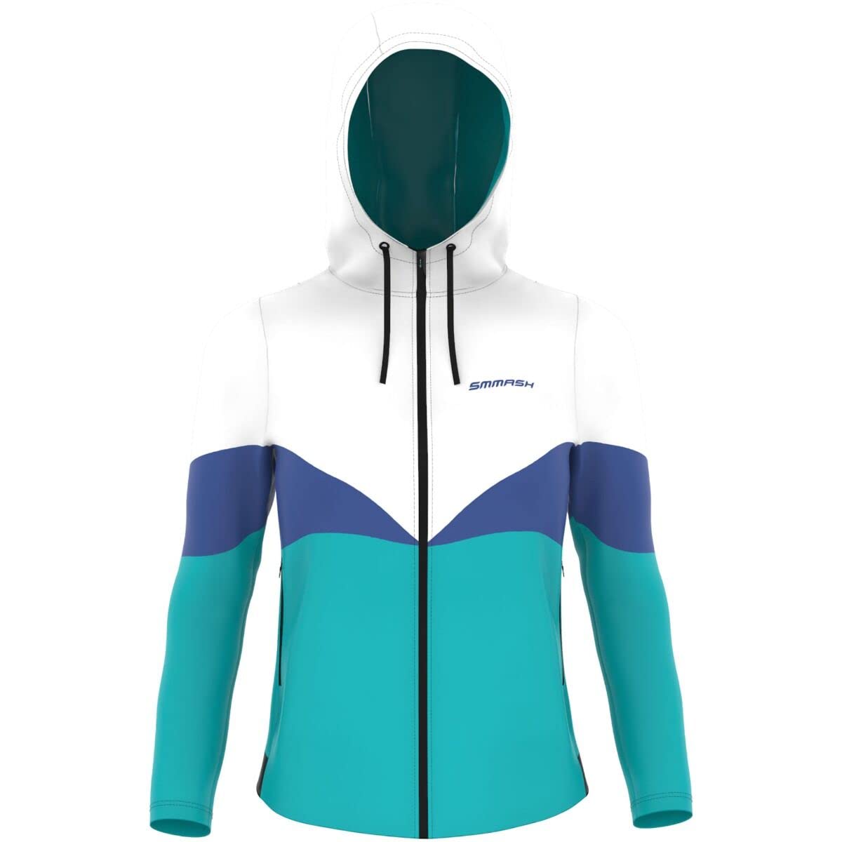 SMMASH Sweat à Felpa con Cappuccio Sportiva per Femme | Longue con poches Haut de Course à Manches | Sweat Allenamento Universale et Streetwear | Prodotto in Europa
