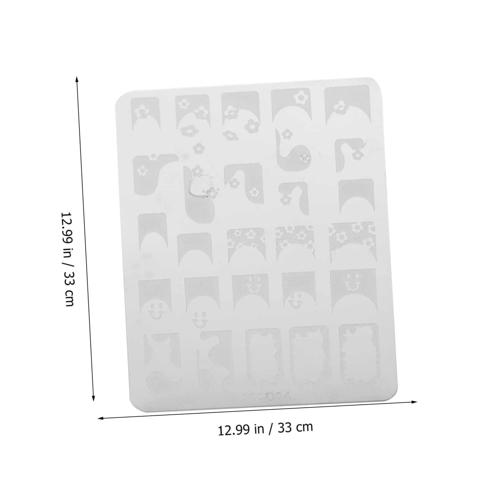 Beavorty 9 Set Di Piastre Per Timbri Per Unghie Modelli in Acciaio Set Di Strumenti Per Nail Art Timbri Stencil Facile Applicazione Kit Per Unghie Da Festival