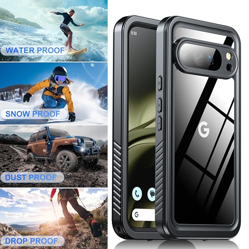 ANTSHARE for Google Pixel 10 Pro XL Case IP68 Waterproof, Black - image 7