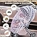 Baby Stroller Mosquito Net (2 Pack) - Durable Mesh Protection for Bassinets, Cradles, Playards, Pack N Plays & Portable Mini Cribs | Breathable Universal Fit Insect Barrier (Black + Daisy)