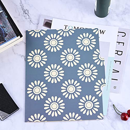 Cute File Folders - 9 X 11.5 Inch Letter Size File Folders - Geometrical Design Decorative File Folders - 350Gsm Paper Folders Pack Of 9 #TOP3