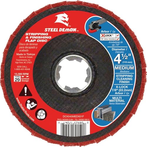 Diablo Rabat non tissé 4 1/2 disque abrasif de ponçage pour meuleuse