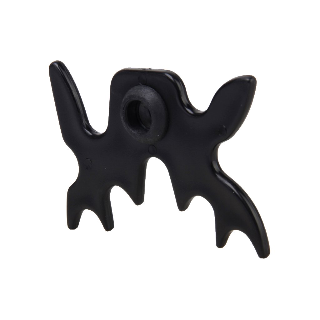 F Fityle 2 Piezas Pool Billard Cue Rest Stick Stick Head Position 9 Moosehead Spider Bat Blk