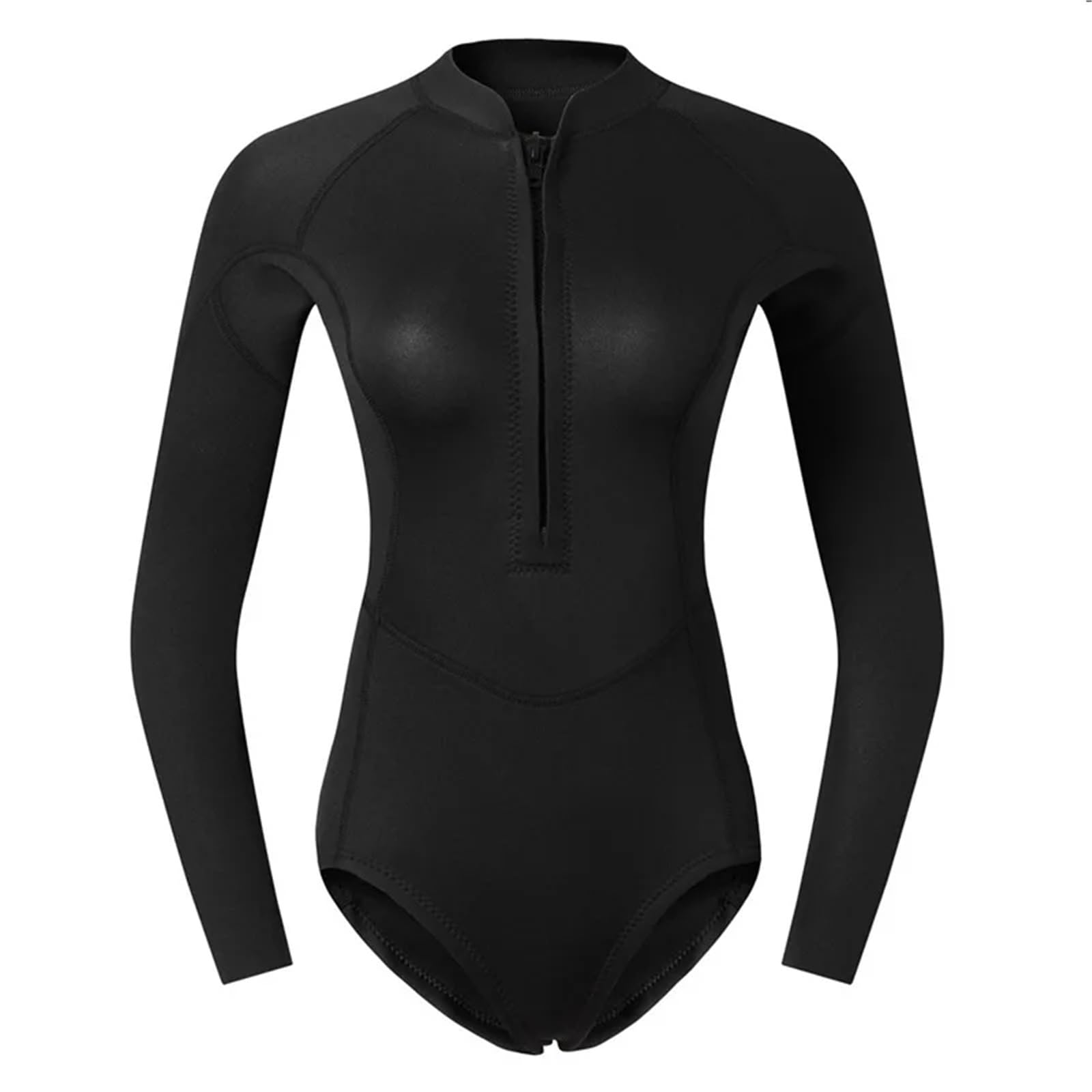 Mutino da Sub Muta da Sub da Donna in Neoprene da 2 Mm Attrezzatura da Sub Rosa Costume da Bagno A Maniche Lunghe Costume da Bagno da Surf Muta da Snorkeling(Pink,M)