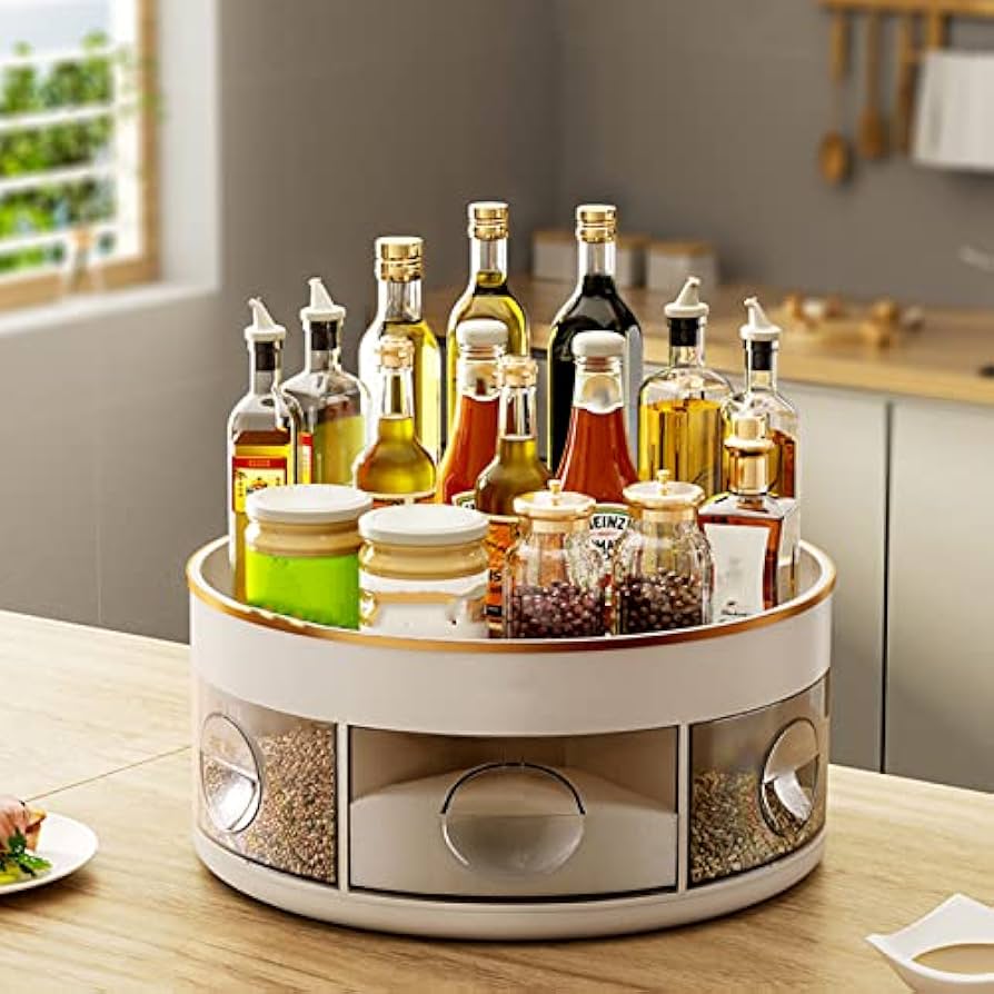 超大収納❣お洒落なデザイン性と抜群の実用性を兼備♪❤万能2段式スパイスラック 楽天市場】着後レビューで10%OFF☆新作 スパイスラック 調味料