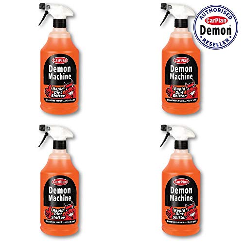 CarPlan Demon Machine, Pre-wash Dirt Shifter, 1 Litre (Pack of 4)