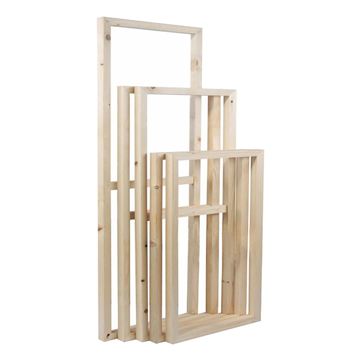 Cozylkx Wooden Frame for Canvas Painting 65x90cm, Picture Stretcher Bars Wood Painting Stretching Bars for Oil Painting, Canvas, Cross Stitch