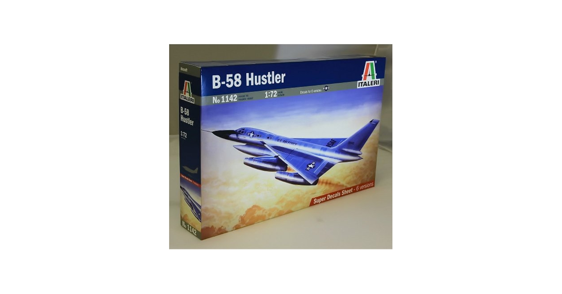 1/72 イタレリ　B-58ハスラー　TB-58ブーメラン　2機セット Amazon.com: Italeri B-58 Hustler Model Kit, 409mm Length