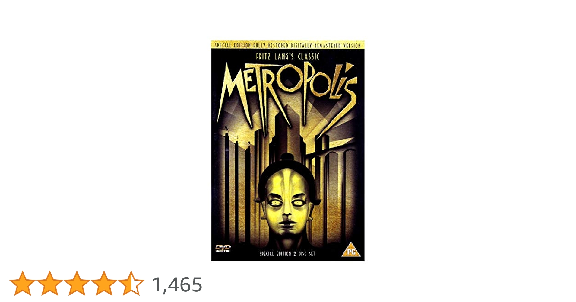 METROPOLIS DVDセット 2枚組 Metropolis (2001 Anime Film) ~ All Region ~ English Subtitle