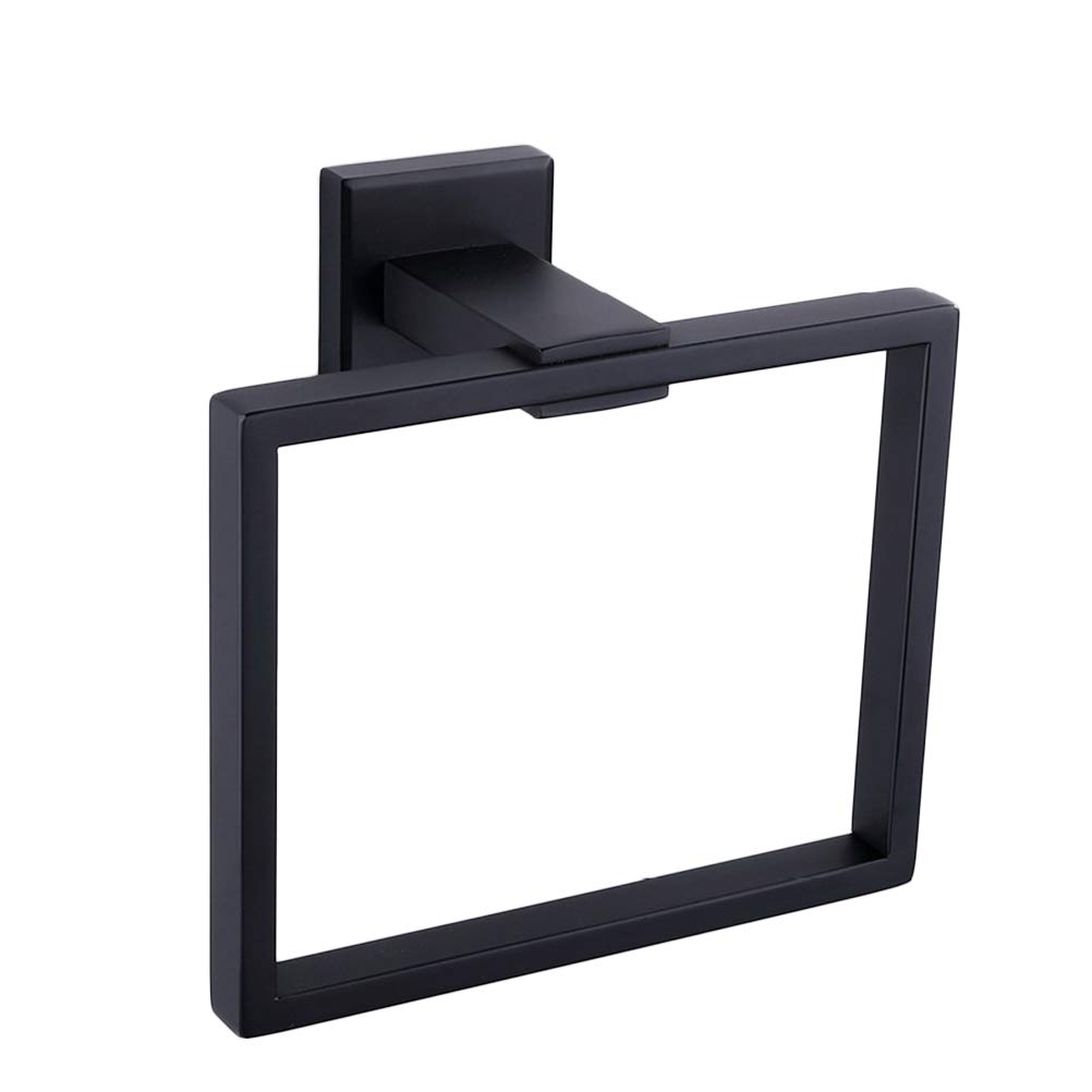 Toallero Anillo de Toalla Montado en la Pared Estilo Cuadrado Toalla de baño de Titular de la Toalla Colgador de Toallas for Cocina Hoteles Baño Estante del Inodoro