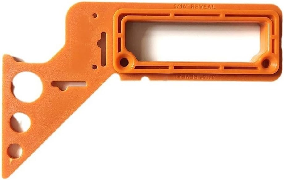 Woodworking Square Ruler with 45° and 90° Angle Markings Precise Carpentry Layout, Measuring Tape & Ruler, Lightweight 52g, 17.6 x 7.8 cm, Orange