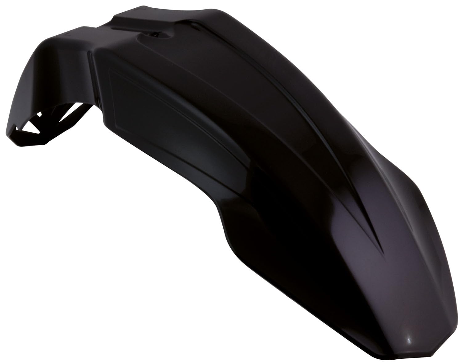 Racetech Garde-boue avant universel Motocyclette Acier inoxydable Noir front