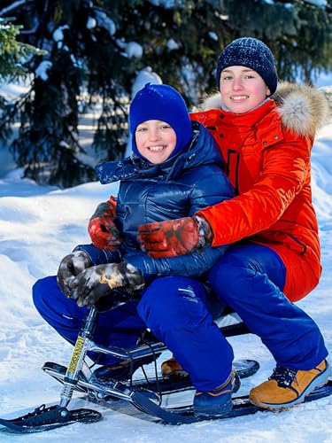 Guantes de nieve para niños impermeables Bencailor que evitan manos frías 4