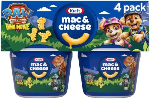 Kraft Nickelodeon Paw Patrol Mac and Cheese, 4 Cups Original Flavor, 1.9 oz