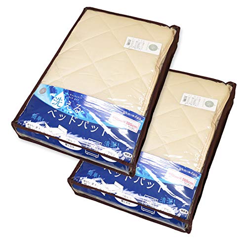 Amazon｜昭和西川 ポリエステル ベッドパッド ダブルサイズ 140cm