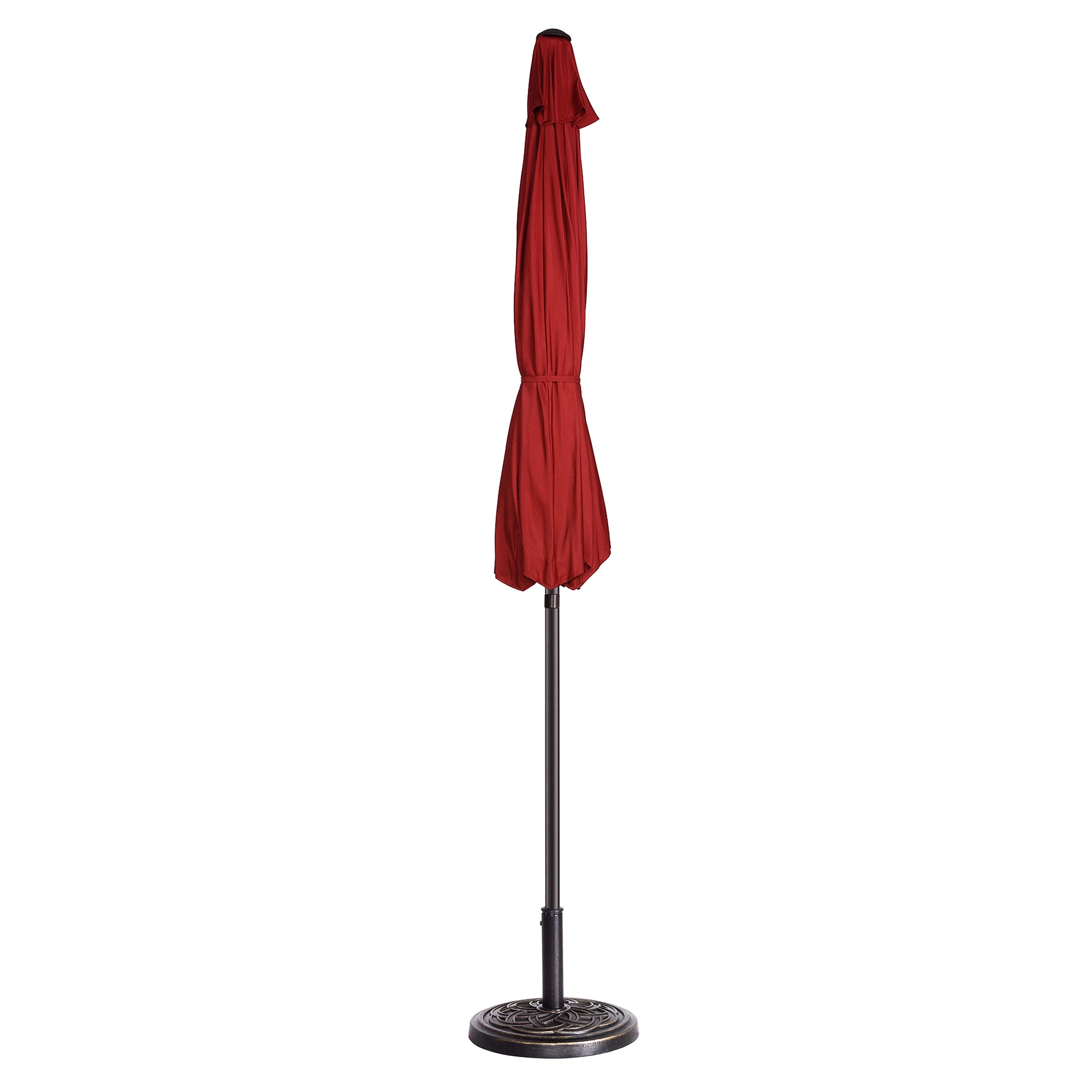659740WEP - Sombrilla de patio, color rojo 8