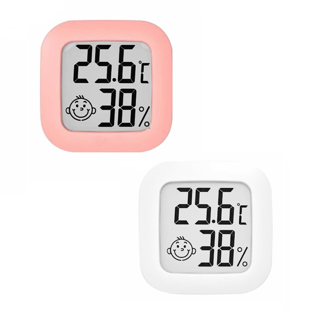 CTRLZS Mini Digital Thermometer and Hygrometer Indoor High- Temperature Sensor Household Hygrometer