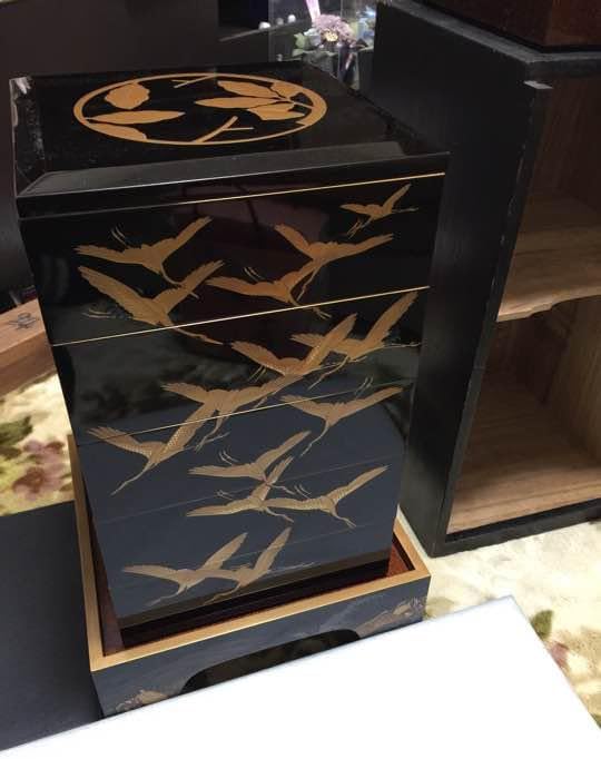 輪島塗り極上五段重箱