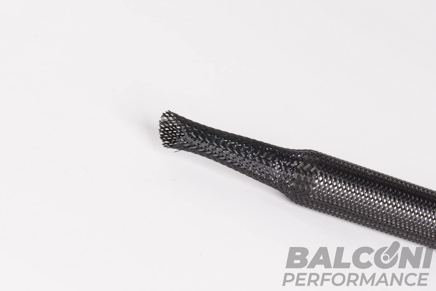 Guaina Trecciata Poliestere Elastica, diametro 10 mm espandibile a 18 mm, colore Nero, 10 Metri
