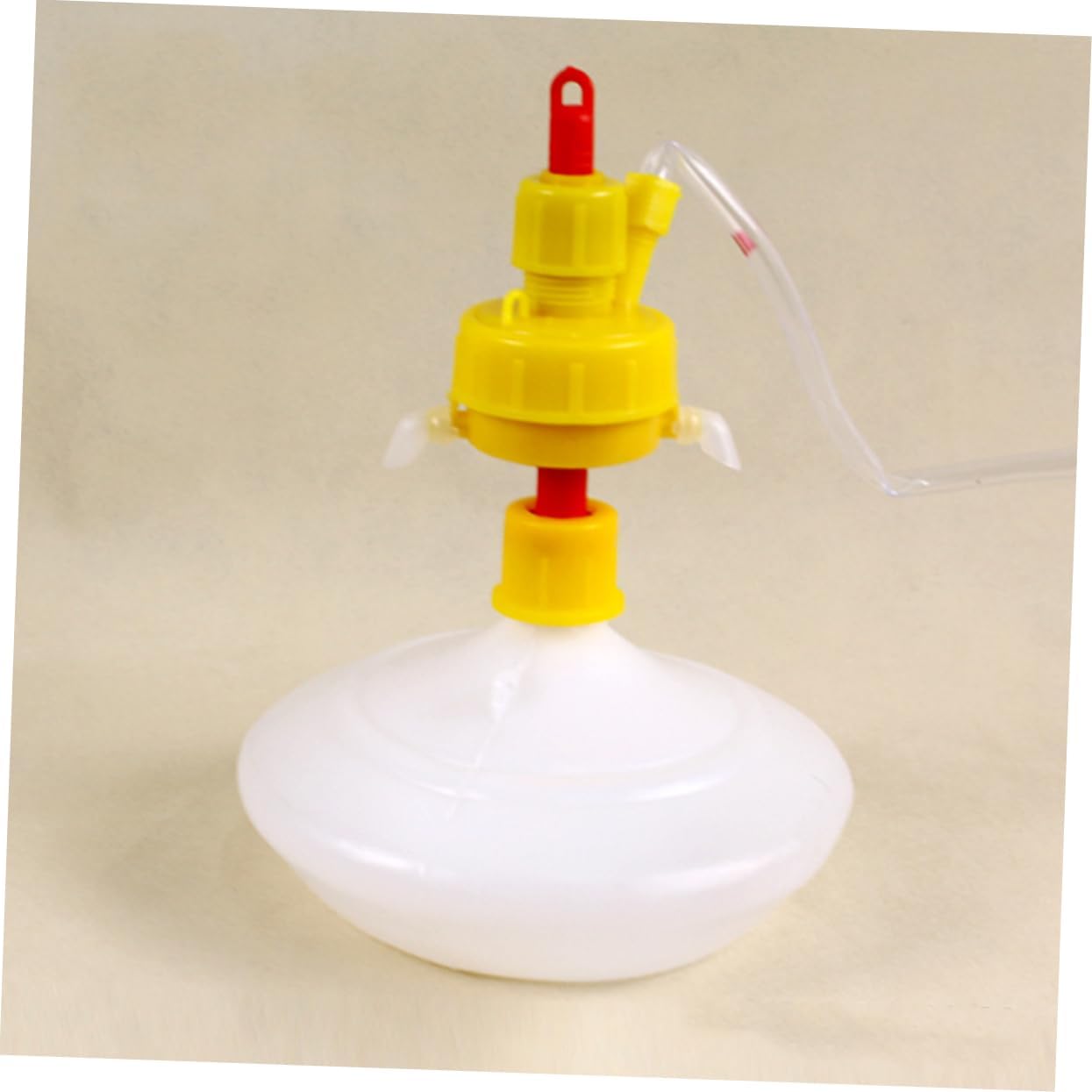 Automatic Poultry Drinking Water Dispenser for Chickens Quail Pigeons Efficient Watering System for Farm Use Red