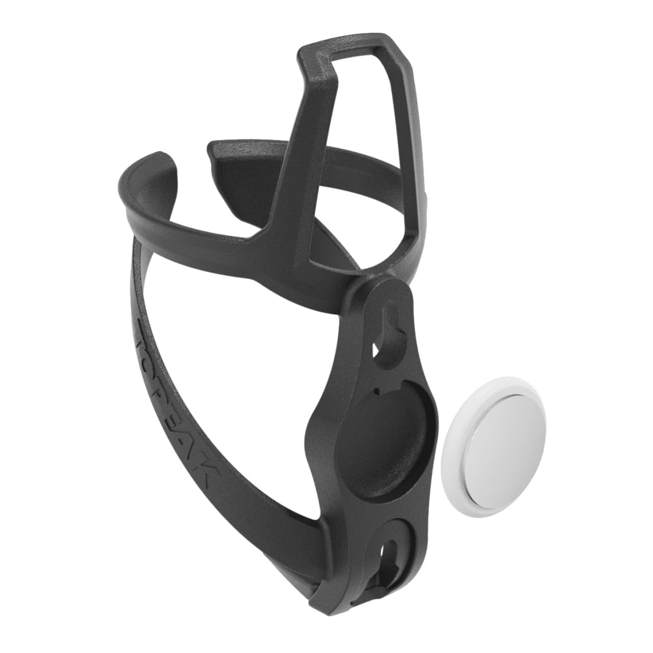 Topeak Flaschenhalter Ninja+ Cage Z Kompatibel mit Apple Airtag, Schwarz, 15200144