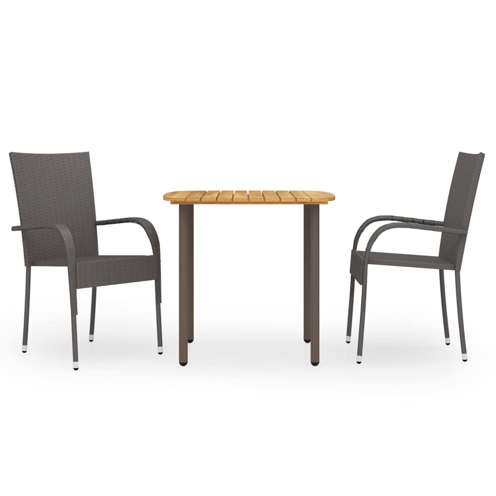 Ensemble de meubles de salle à manger pour jardin idéal pour aménager un petit espace balcon