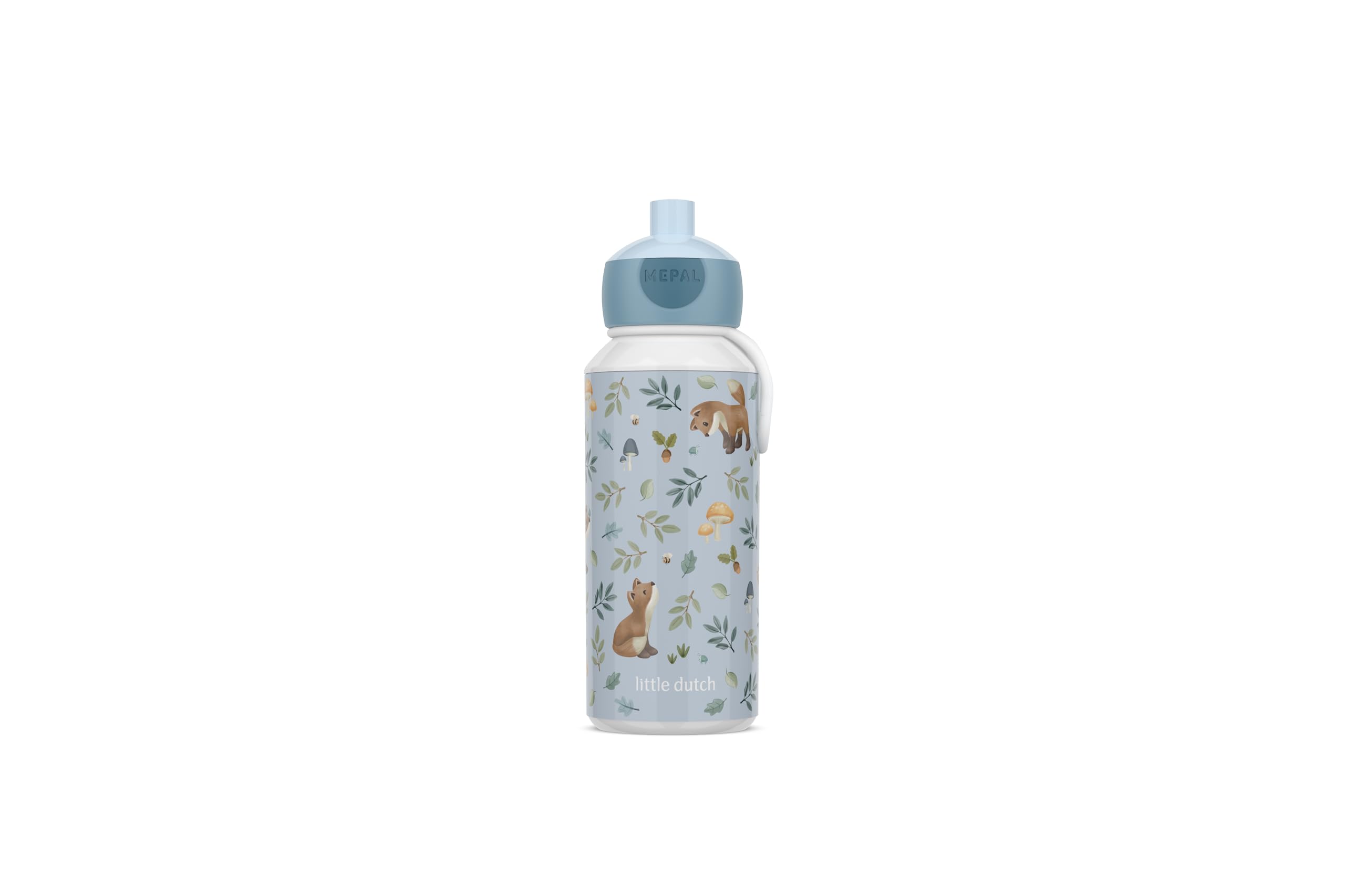 Mepal Forest Friends Drinking Bottle Pop-Up Campus Little Dutch, Drinking Bottle, Leak Proof Drink Bottle For School, Bpa-Free And Dishwasher Safe, 400 Ml,