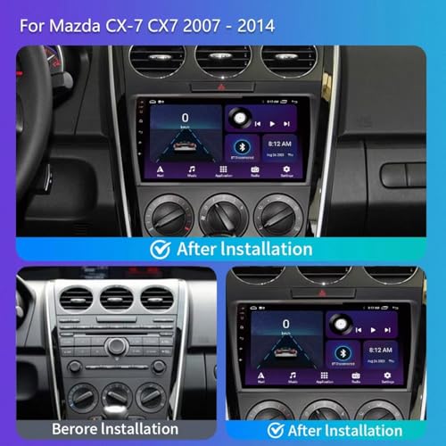 Navegación GPS para Mazda CX-7 con Bluetooth y USB para renovar la radio original 2