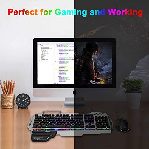 Rainbow Backlit Ergonomic Wired Gaming Mouse - Image 8