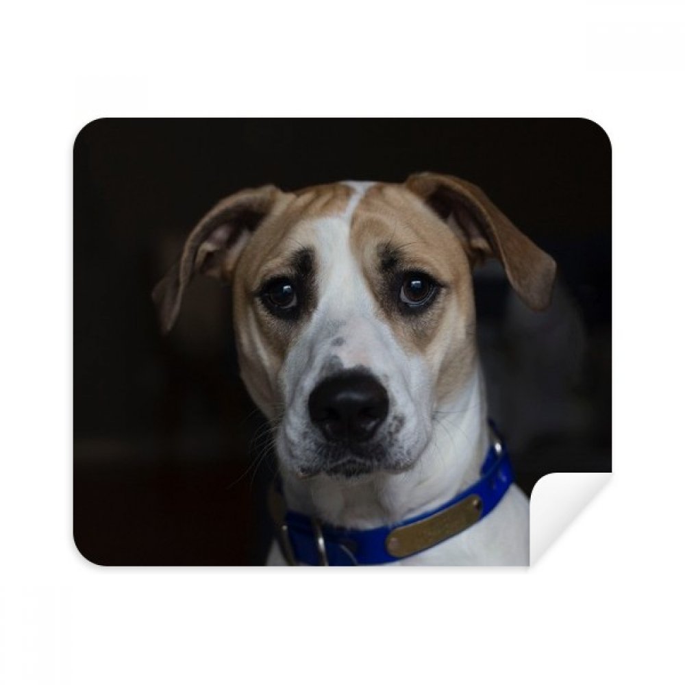 Dog Pet Animal Dark Picture Cleaning Cloth Screen Cleaner 2pcs Suede Fabric