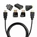 FarSail Gold Plated HDMI Adapter Combo With High Speed HDMI Cable (5FT/1.5M)