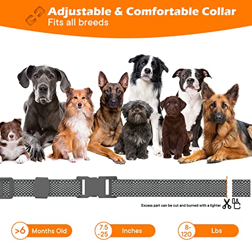 Replacement Collar For Shock Training Bark Collar, Heavy Duty Dog Collar Replacement, Reflective Adjustable Replacement Strap, Soft Nylon Collar Belt Fits For E Collar Wireless Dog Fence Receivers #TOP5