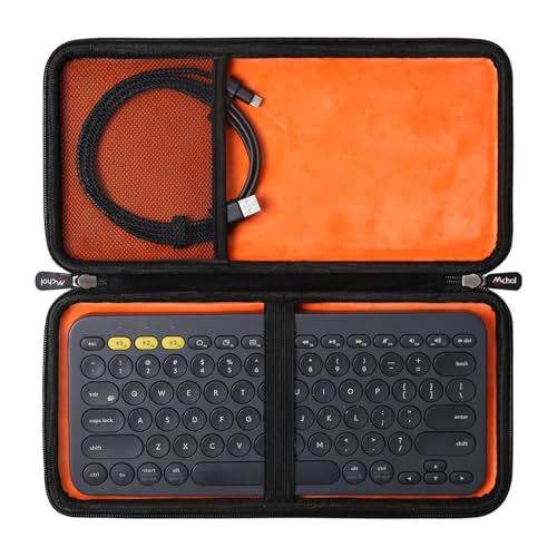 Mchoi Hard Travel Storage Case Compatible with Logitech K380/K810/K811 Multi-Device Bluetooth Keyboard & Accessories, Case Only